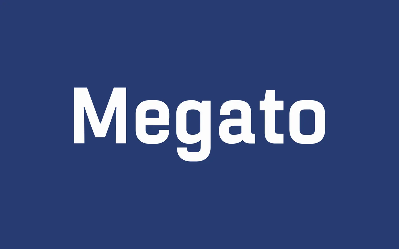 Megato specimen from Astype Fonts