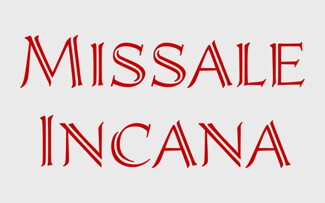 Missale Incana specimen from Astype Fonts