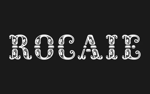 Rocaie specimen from Astype Fonts