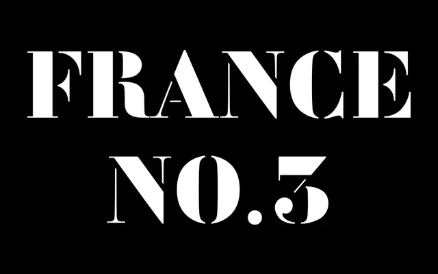 Vtg Stencil France No. 3 specimen from Astype Fonts