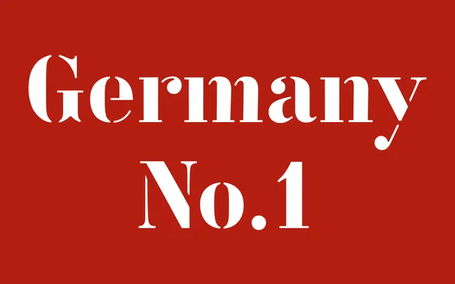 Vtg Stencil Germany No. 1 specimen from Astype Fonts