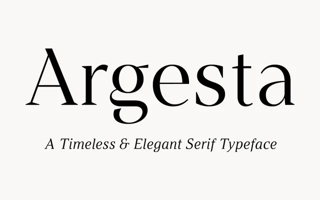 Argesta specimen from Atipo Foundry