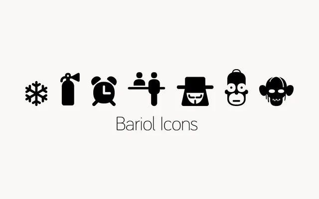 Bariol Icons specimen from Atipo Foundry