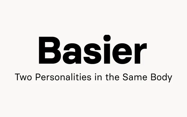 Basier specimen from Atipo Foundry