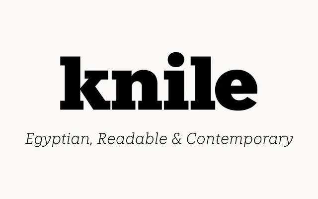 Knile specimen from Atipo Foundry