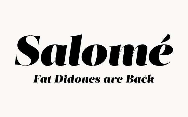 Salome specimen from Atipo Foundry