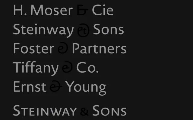 Novel Sans specimen from Atlas Fonts