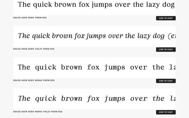 Dolce Noir specimen from Atypical