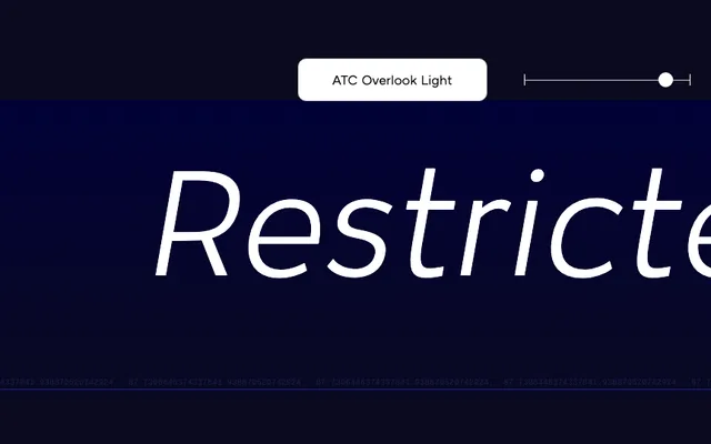 ATC Overlook specimen from Avondale Type Co.