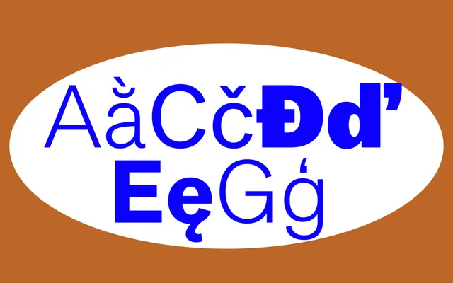 Renai Sans specimen from Babelfont