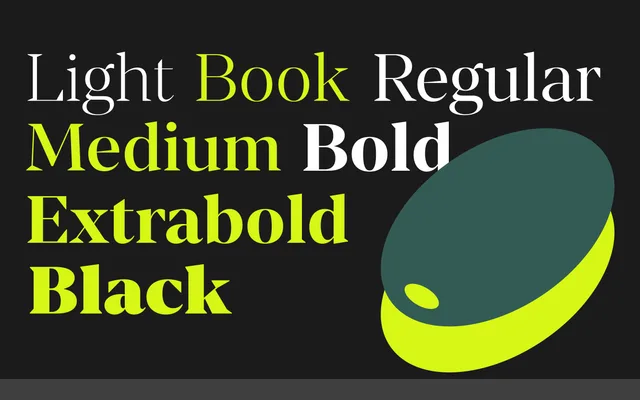 Renai Serif specimen from Babelfont