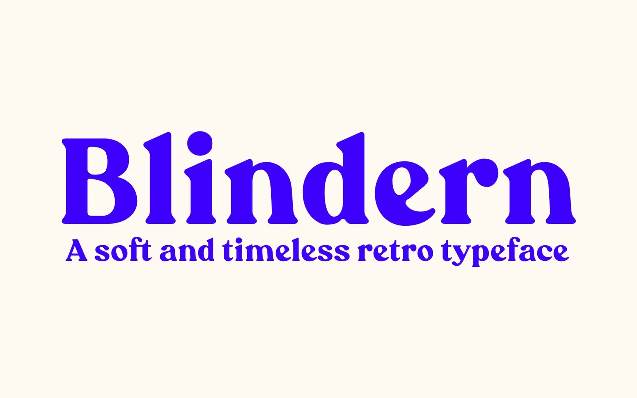BT Blindern specimen from Bad Type Foundry