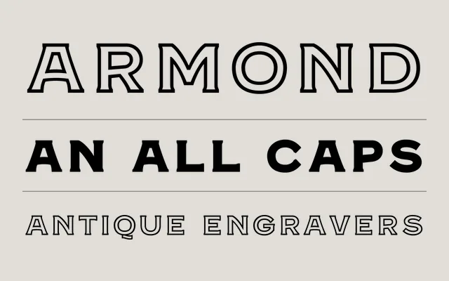 Armond specimen from Badson Type