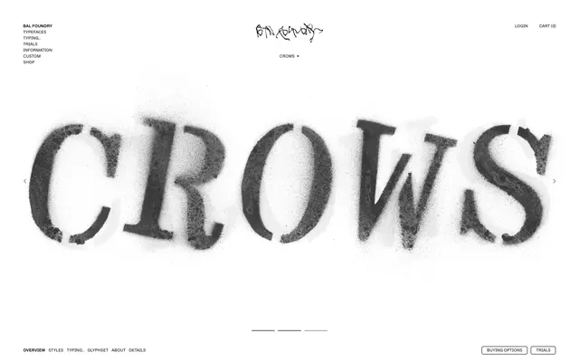 Crows specimen from Bal Foundry