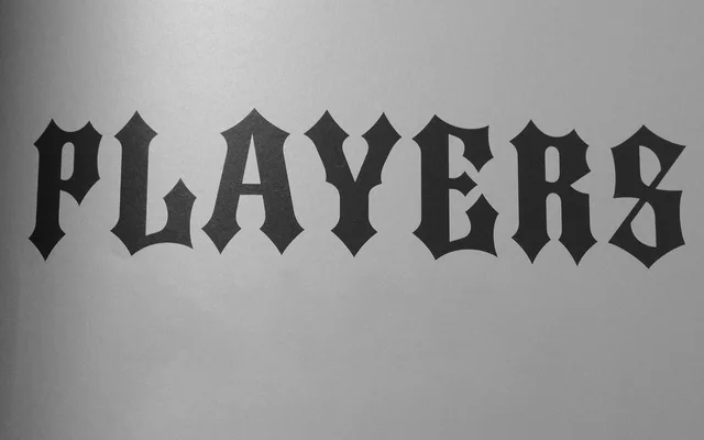 Players specimen from Bal Foundry