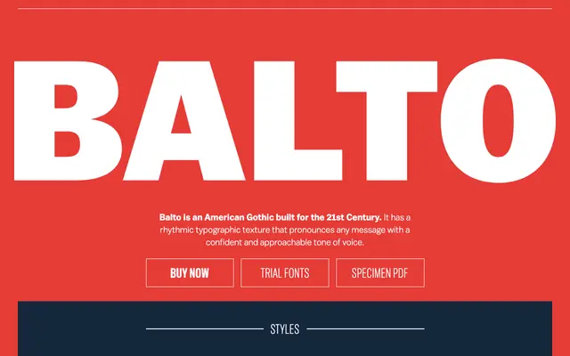 Balto specimen from Balto / Type Supply