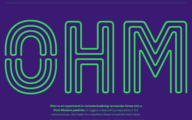 Ohm specimen from Balto / Type Supply