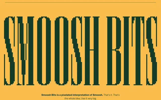 Smoosh Bits specimen from Balto / Type Supply