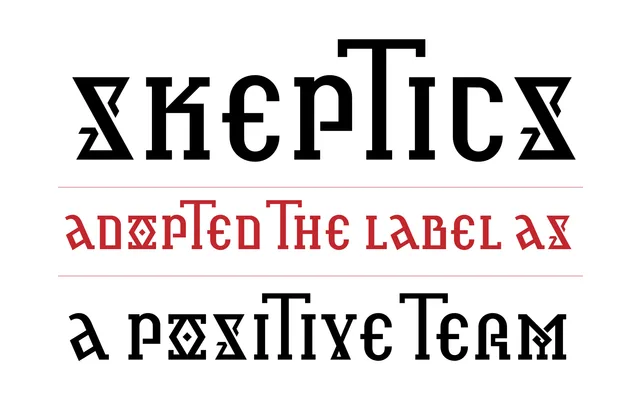 Infidel specimen from Barnbrook