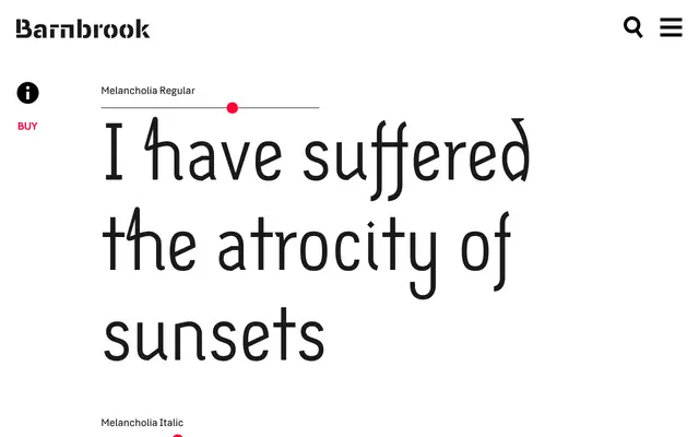 Melancholia specimen from Barnbrook