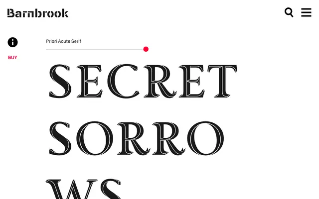 Priori Acute specimen from Barnbrook