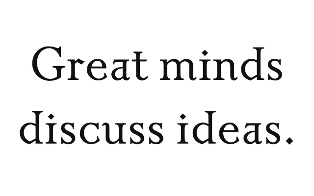 Priori Serif specimen from Barnbrook