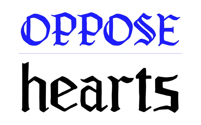 Resolution specimen from Barnbrook