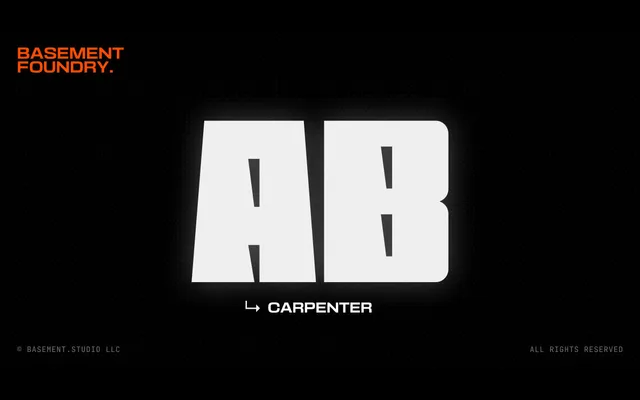 Carpenter specimen from Basement Foundry