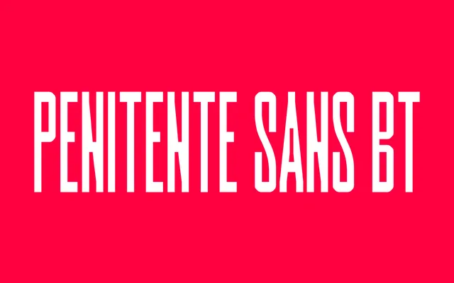 Penitente Sans BT specimen from Bastarda