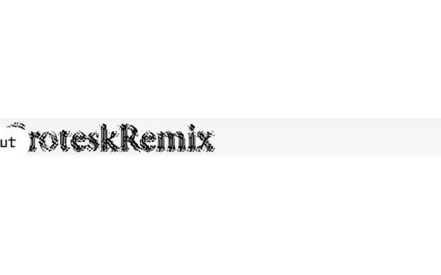 GroteskRemix specimen from bb-bureau