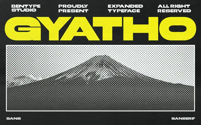 Gyatho specimen from Bentype Studio