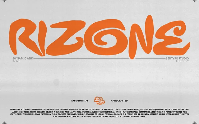 Rizone specimen from Bentype Studio