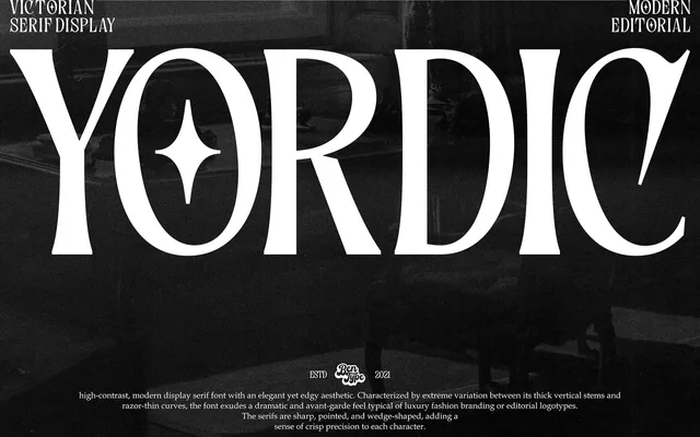 Yordic specimen from Bentype Studio