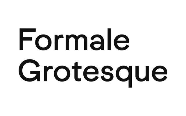 Formale Grotesque specimen from Binnenland
