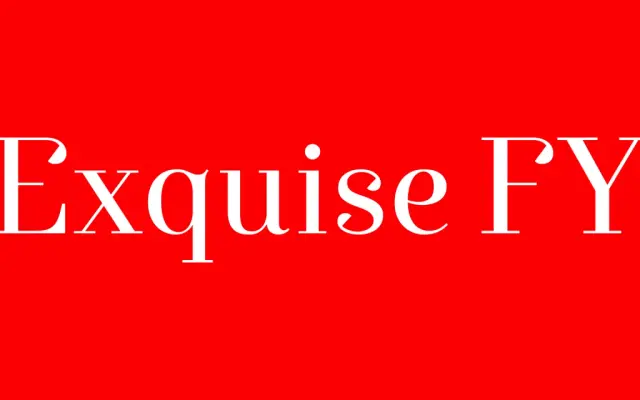 Exquise FY specimen from Black Foundry