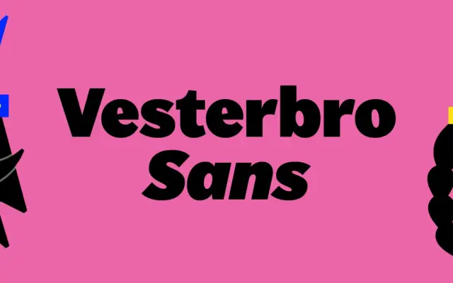 Vesterbro Sans specimen from Black Foundry