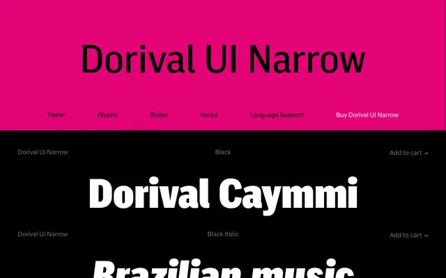 Dorival UI Narrow specimen from Blackletra