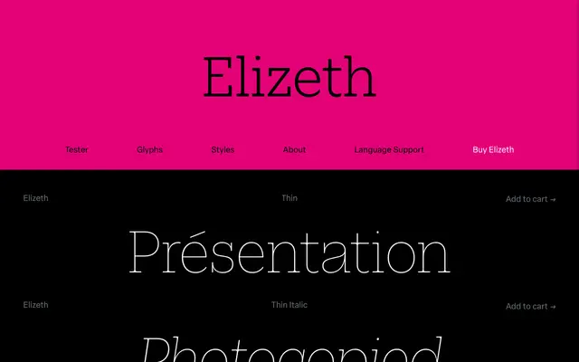 Elizeth specimen from Blackletra