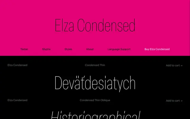 Elza Condensed specimen from Blackletra