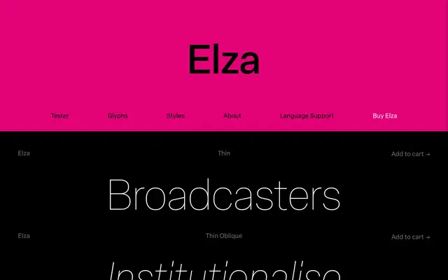Elza specimen from Blackletra