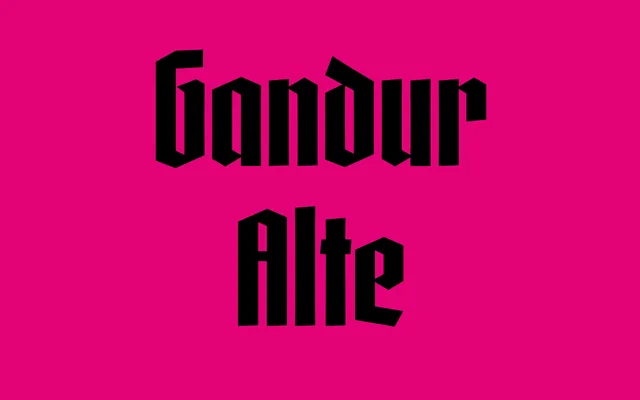 Gandur Alte specimen from Blackletra