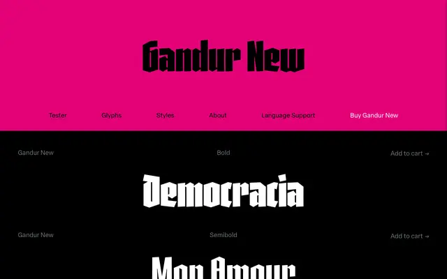 Gandur New specimen from Blackletra