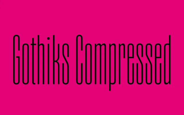 Gothiks Compressed specimen from Blackletra