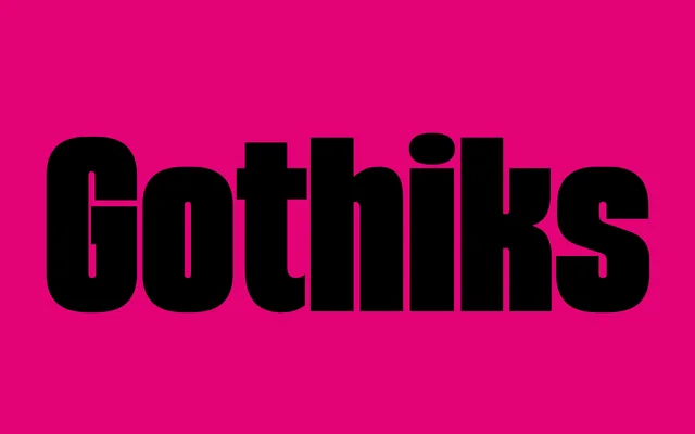 Gothiks specimen from Blackletra