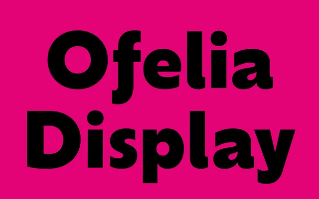 Ofelia Display specimen from Blackletra