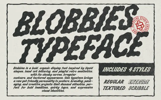Blobbies specimen from Blankids
