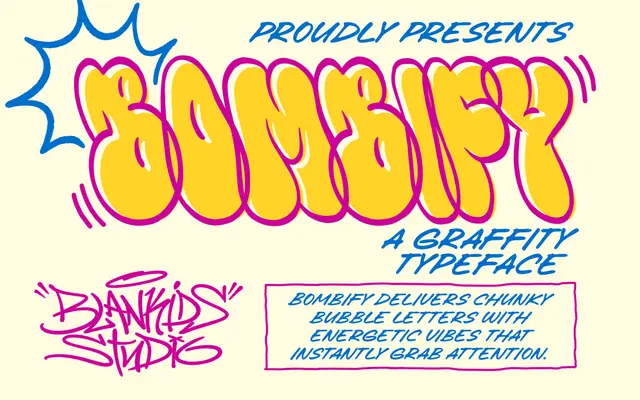 Bombify specimen from Blankids