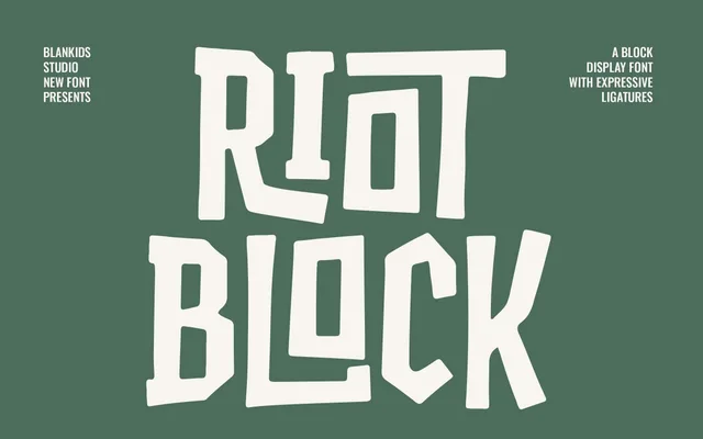 Riot Block specimen from Blankids