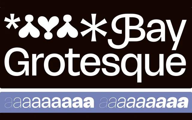 Bay Grotesque specimen from Blast Foundry