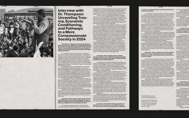 Big Issue Text specimen from Blast Foundry